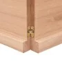 Encimera baño madera maciza tratada marrón claro 200x50x(2-4)cm by , Countertops - Ref: Foro24-3156173, Price: 133,06 €, Disc...