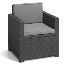 Keter Silla de jardín Monaco grafito de , Sillas de jardín - Ref: Foro24-441305, Precio: 145,27 €, Descuento: %