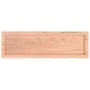 Encimera baño madera maciza tratada marrón claro 100x30x(2-6)cm by , Countertops - Ref: Foro24-3156127, Price: 62,19 €, Disco...