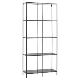 H&S Collection Estantería de pared 4 alturas negro 78x30x170 cm de , Librerías y estanterías - Ref: Foro24-445852, Precio: 14...