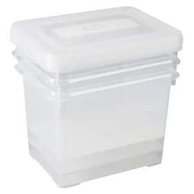 Curver Juego de cajas de almacenamiento Handy transparente 3x20L de , Cestas para almacenaje - Ref: Foro24-443852, Precio: 40...