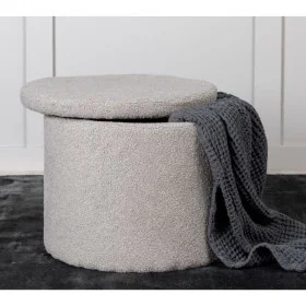 Venture Home Puf Dunken felpa gris 51x51x43 cm de , Otomanas - Ref: Foro24-444802, Precio: 73,02 €, Descuento: %