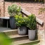 Capi Jarrón elegante Groove gris antracita 46x58 cm de , Maceteros y jardineras - Ref: Foro24-445501, Precio: 141,49 €, Descu...