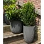 Capi Jarrón elegante Groove gris antracita 46x58 cm de , Maceteros y jardineras - Ref: Foro24-445501, Precio: 141,49 €, Descu...