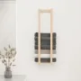 Toallero de madera maciza de pino 23x18x90 cm de , Toalleros - Ref: Foro24-822397, Precio: 21,42 €, Descuento: %