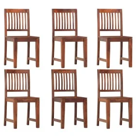Sillas de comedor 6 unidades madera maciza de mango by , dining chairs - Ref: Foro24-3053183, Price: 521,76 €, Discount: %