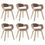 Sillas de comedor 6 unidades madera curvada y tela gris taupe von , Essstühle - Ref: Foro24-3054823, Preis: 817,65 €, Rabatt: %
