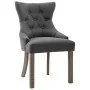 Sillas de comedor 6 unidades tela gris de , Sillas de comedor - Ref: Foro24-3058306, Precio: 918,64 €, Descuento: %