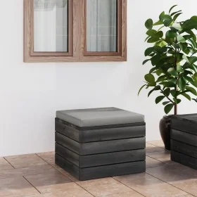 Otomana de palets para jardín con cojín madera de pino von , Modulare Sofas für den Außenbereich - Ref: Foro24-3061696, Preis...