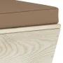 Otomana de palets de jardín con cojín madera abeto impregnada von , Modulare Sofas für den Außenbereich - Ref: Foro24-3063380...