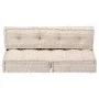 Puf beige de tela de , Cojines para sillas y sofás - Ref: Foro24-249421, Precio: 169,56 €, Descuento: %