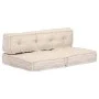 Puf beige de tela de , Cojines para sillas y sofás - Ref: Foro24-249421, Precio: 169,56 €, Descuento: %