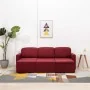 Sofá cama modular de 3 plazas tela color vino tinto de , Sofás - Ref: Foro24-288790, Precio: 453,74 €, Descuento: %