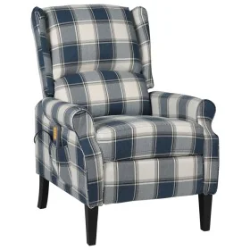 Sillón de masaje reclinable de tela azul von , Elektrische Massagesessel - Ref: Foro24-329316, Preis: 187,33 €, Rabatt: %