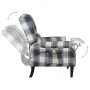 Sillón de masaje reclinable de tela azul by , Electric massage chairs - Ref: Foro24-329316, Price: 187,33 €, Discount: %