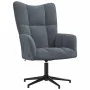 Sillón de relax con taburete terciopelo gris oscuro de , Sillones - Ref: Foro24-328107, Precio: 145,07 €, Descuento: %