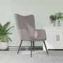 Sillón de relax de tela gris taupe by , Armchairs - Ref: Foro24-327950, Price: 97,85 €, Discount: %