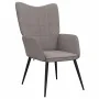 Sillón de relax de tela gris taupe by , Armchairs - Ref: Foro24-327950, Price: 97,85 €, Discount: %