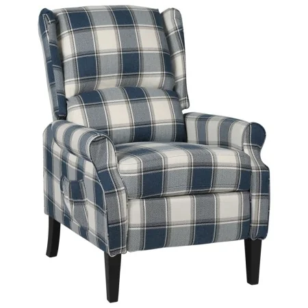 Sillón reclinable de tela azul de , Sillones - Ref: Foro24-329309, Precio: 215,85 €, Descuento: %