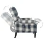 Sillón reclinable de tela azul de , Sillones - Ref: Foro24-329309, Precio: 215,85 €, Descuento: %