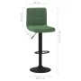 Taburete de cocina de terciopelo verde oscuro by , Kitchen stools - Ref: Foro24-334297, Price: 76,97 €, Discount: %