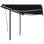 Toldo automático LED y sensor de viento gris antracita 3x2,5 m de , Toldos - Ref: Foro24-3070114, Precio: 551,61 €, Descuento: %