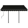 Toldo automático LED y sensor de viento gris antracita 3x2,5 m de , Toldos - Ref: Foro24-3070114, Precio: 551,61 €, Descuento: %