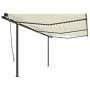 Toldo automático LED sensor de viento crema 6x3,5 m von , Markisen - Ref: Foro24-3070292, Preis: 990,84 €, Rabatt: %