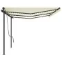 Toldo automático LED sensor de viento crema 6x3,5 m von , Markisen - Ref: Foro24-3070292, Preis: 990,84 €, Rabatt: %