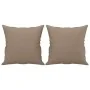 Sofá de 2 plazas con cojines cuero sintético capuchino 120 cm de , Sofás - Ref: Foro24-3200987, Precio: 244,25 €, Descuento: %
