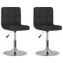 Sillas de comedor giratorias 2 unidades tela negro de , Sillas de comedor - Ref: Foro24-334215, Precio: 113,66 €, Descuento: %