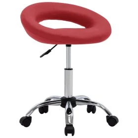 Silla de comedor giratoria de cuero sintético rojo vino tinto de , Sillas de comedor - Ref: Foro24-3085835, Precio: 78,36 €, ...