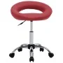 Silla de comedor giratoria de cuero sintético rojo vino tinto de , Sillas de comedor - Ref: Foro24-3085835, Precio: 78,36 €, ...