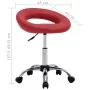 Silla de comedor giratoria de cuero sintético rojo vino tinto de , Sillas de comedor - Ref: Foro24-3085835, Precio: 78,36 €, ...