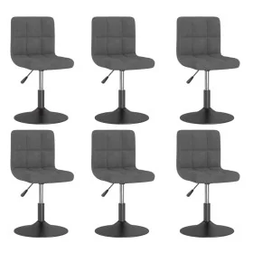 Sillas de comedor giratorias 6 unidades terciopelo gris oscuro von , Essstühle - Ref: Foro24-3087493, Preis: 371,51 €, Rabatt: %