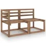Set de muebles de jardín 2 pzas madera pino impregnada marrón by , Modular outdoor sofas - Ref: Foro24-316194, Price: 86,78 €...