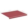 Tela de repuesto para toldo rojo burdeos 3x2,5 m de , Toldos - Ref: Foro24-311965, Precio: 44,32 €, Descuento: %