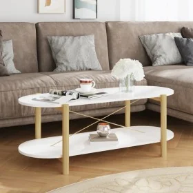 Mesa de centro madera contrachapada blanco 110x48x40 cm von , Couchtisch - Ref: Foro24-345687, Preis: 67,93 €, Rabatt: %