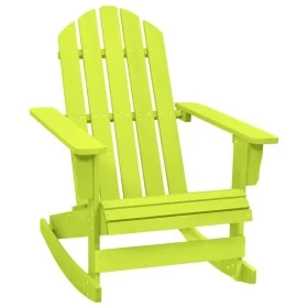 Silla mecedora de jardín Adirondack madera maciza abeto verde de , Sillas de jardín - Ref: Foro24-315886, Precio: 92,47 €, De...