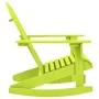 Silla mecedora de jardín Adirondack madera maciza abeto verde de , Sillas de jardín - Ref: Foro24-315886, Precio: 92,47 €, De...