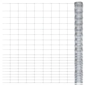 Valla de jardín de acero galvanizado plateado 50x1,6 m von , Zaunpaneele - Ref: Foro24-149510, Preis: 129,13 €, Rabatt: %