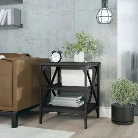 Mesa auxiliar madera contrachapada negro 40x42x50 cm von , Seitentische - Ref: Foro24-825772, Preis: 42,50 €, Rabatt: %