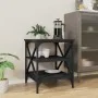 Mesa auxiliar madera contrachapada negro 40x42x50 cm by , Side tables - Ref: Foro24-825772, Price: 42,50 €, Discount: %