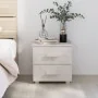 Mesita de noche HAMAR madera pino maciza blanco 40x35x44,5 cm by , Nightstands - Ref: Foro24-340405, Price: 49,60 €, Discount: %