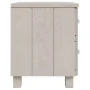 Mesita de noche HAMAR madera pino maciza blanco 40x35x44,5 cm by , Nightstands - Ref: Foro24-340405, Price: 49,60 €, Discount: %