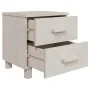 Mesita de noche HAMAR madera pino maciza blanco 40x35x44,5 cm by , Nightstands - Ref: Foro24-340405, Price: 49,60 €, Discount: %