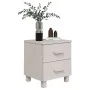 Mesita de noche HAMAR madera pino maciza blanco 40x35x44,5 cm by , Nightstands - Ref: Foro24-340405, Price: 49,60 €, Discount: %