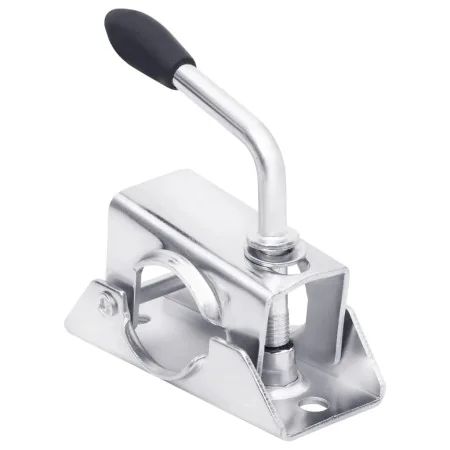Abrazadera para rueda jockey acero galvanizado 13,5x6,5x14 cm de , Tráilers para mercancías y transporte - Ref: Foro24-152244...