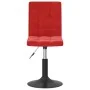 Sillas de comedor giratorias 4 uds terciopelo rojo vino tinto de , Sillas de comedor - Ref: Foro24-3089295, Precio: 210,27 €,...
