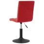 Sillas de comedor giratorias 4 uds terciopelo rojo vino tinto de , Sillas de comedor - Ref: Foro24-3089295, Precio: 210,27 €,...